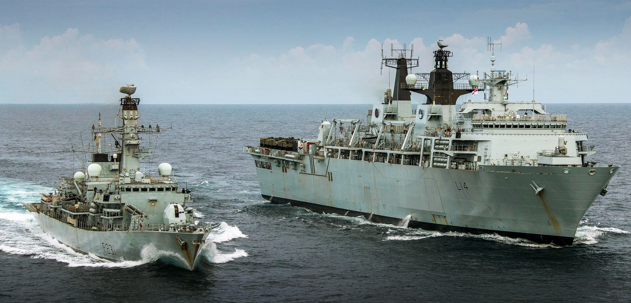 HMS Albion and HMS Argyll