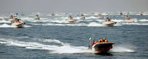 boat swarm iran