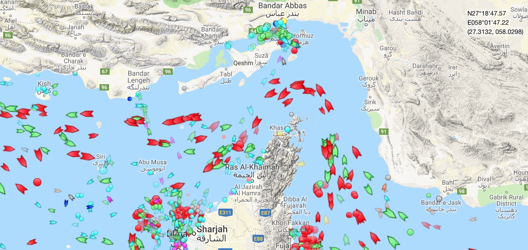 Strait of Hormuz Traffic